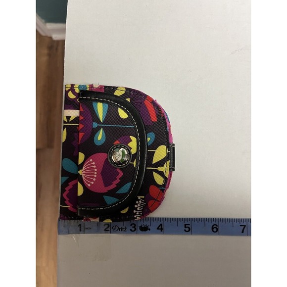 Lily Bloom Crossbody Purse & Change Purse - mulitcolored with black strap - Picture 11 of 16